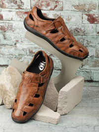 Men's Tan Hurache Casual Sandal (ID4033L) thumbnail