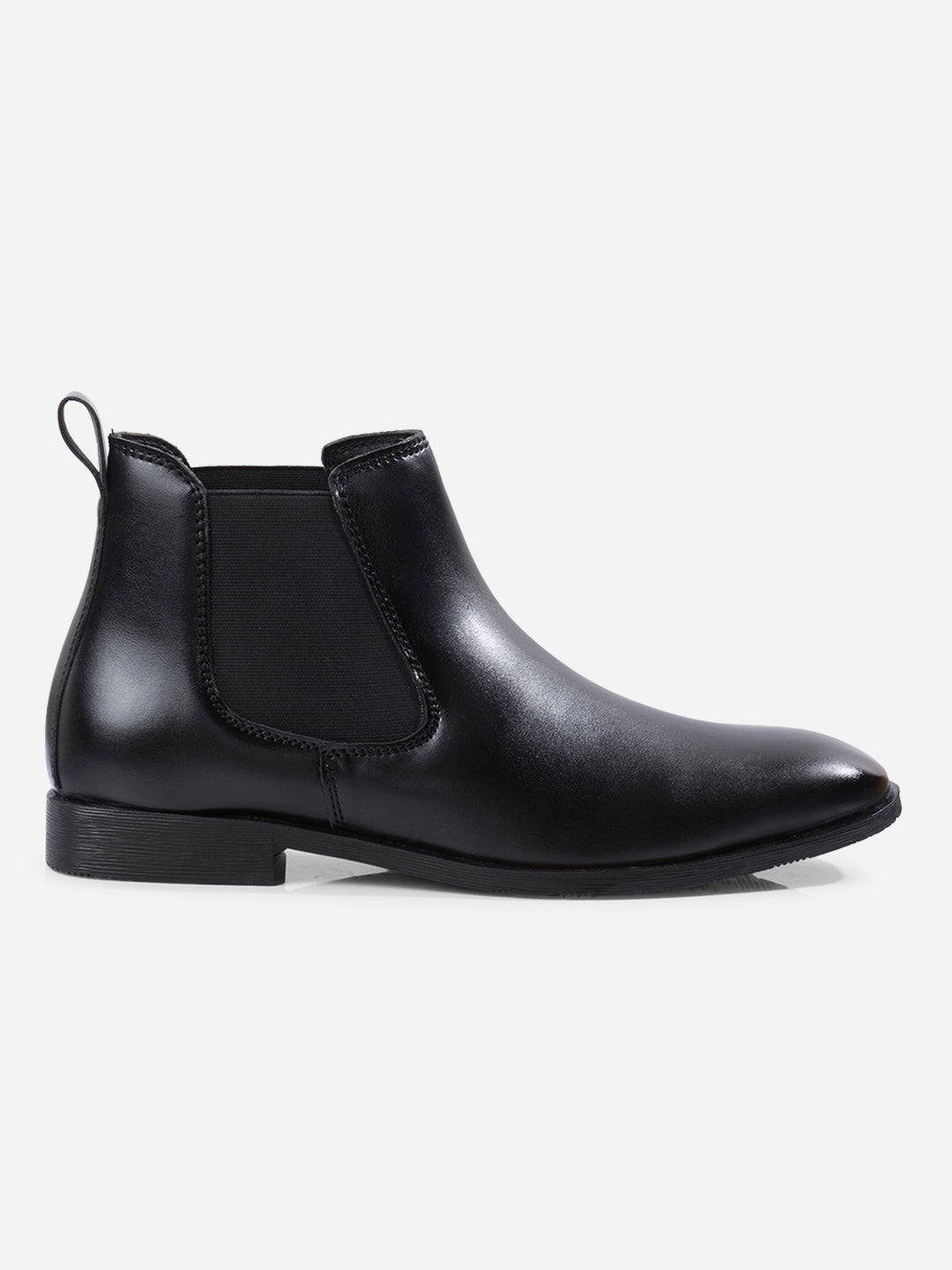 Buy Men's Black Chelsea Formal Slip On Boots Online