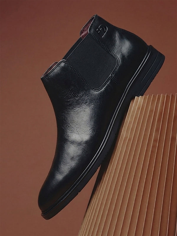 Men's Black Casual Chelsea Boot (ID2287)