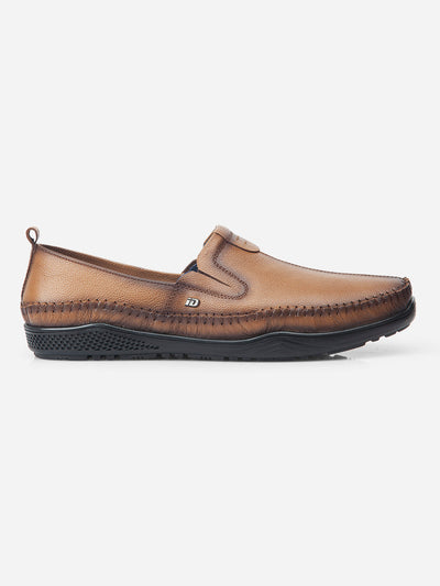 Men Tan Loafer (ID1158)-Loafers - iD Shoes