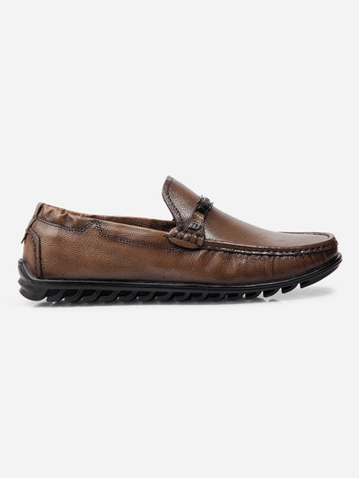 Men Tan Loafer (ID1164)-Loafers - iD Shoes