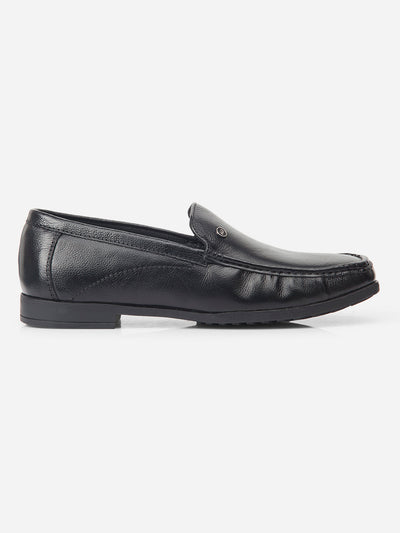 Men Black Loafer (ID1167)-Loafers - iD Shoes