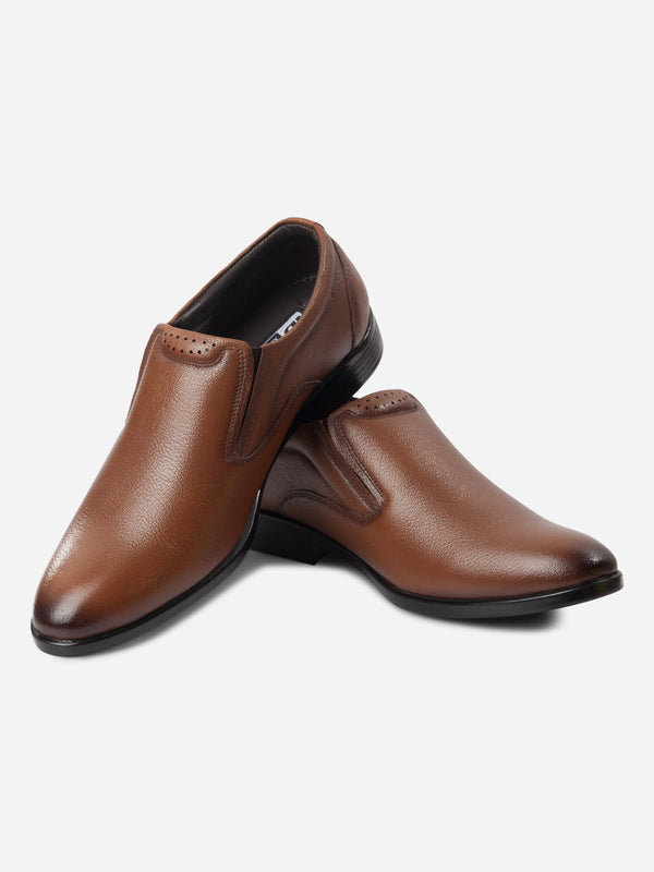 Men's Tan Regular Toe Slip On Formal (ID2243)