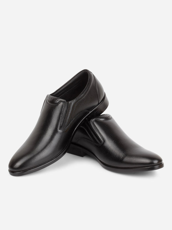 Men's Black Regular Toe Slip On Formal (ID2243)
