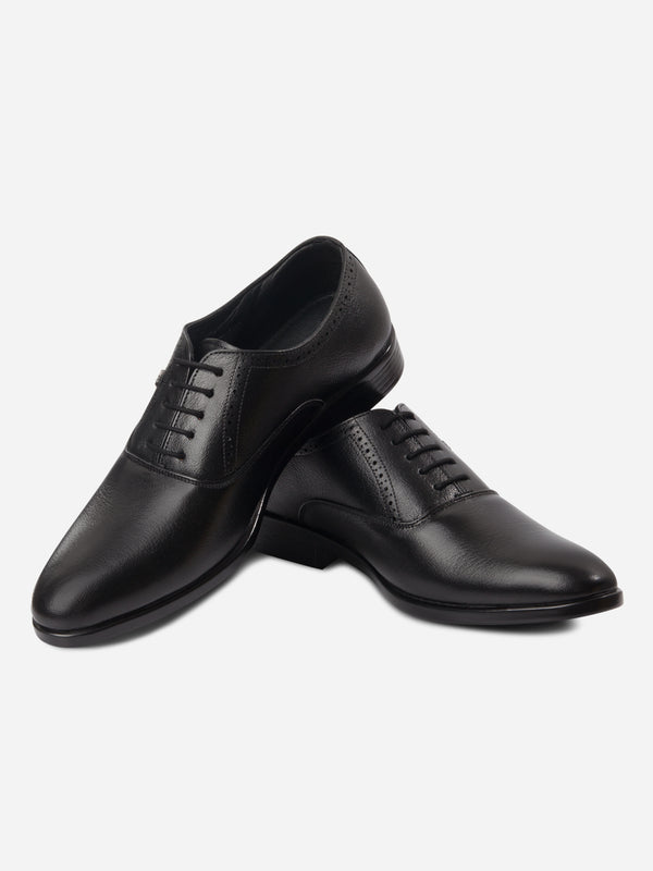 Men's Black Regular Toe Lace Up Formal (ID2244)