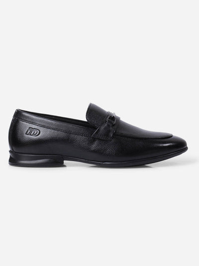 Men's Black Regular Toe Slip On Formal (ID2270)-Formals - iD Shoes