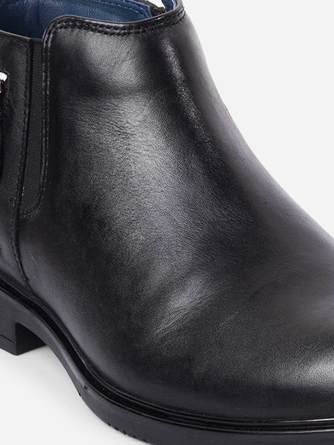 Buy Men's Black Round Toe Casual Slip On Boots (ID2273)