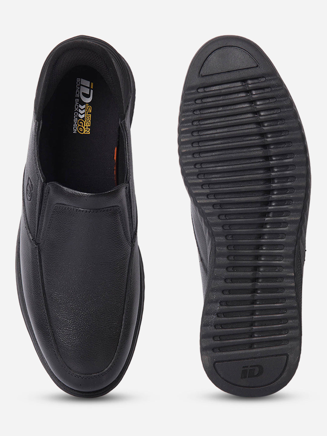 【COLOR iN ID】Stud Slip Shoes Buy Men's Black Slide n Go Slip On (ID2275) Online