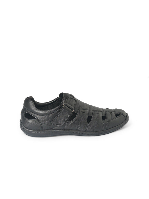 Men's Black Huarache Casual Sandal (ID4033L)