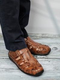 Men's Tan Hurache Casual Sandal (ID4033L) thumbnail