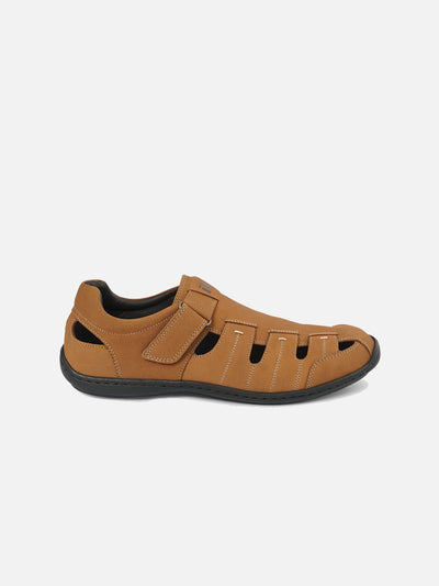 Men's Tan Huarache Sandal (ID4071)-Sandals/Slippers - iD Shoes