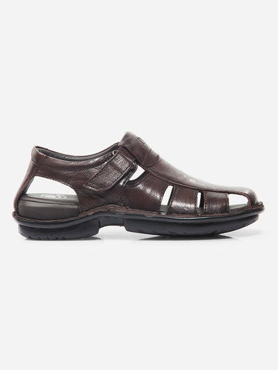 Men Brown Sandal / Slipper (ID4209)-Sandals/Slippers - iD Shoes