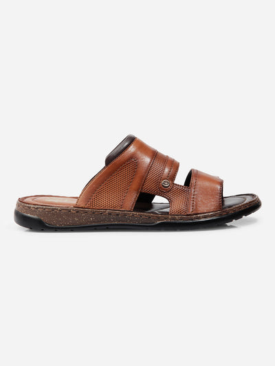 Men Tan Sandal / Slipper (ID4216)-Sandals/Slippers - iD Shoes