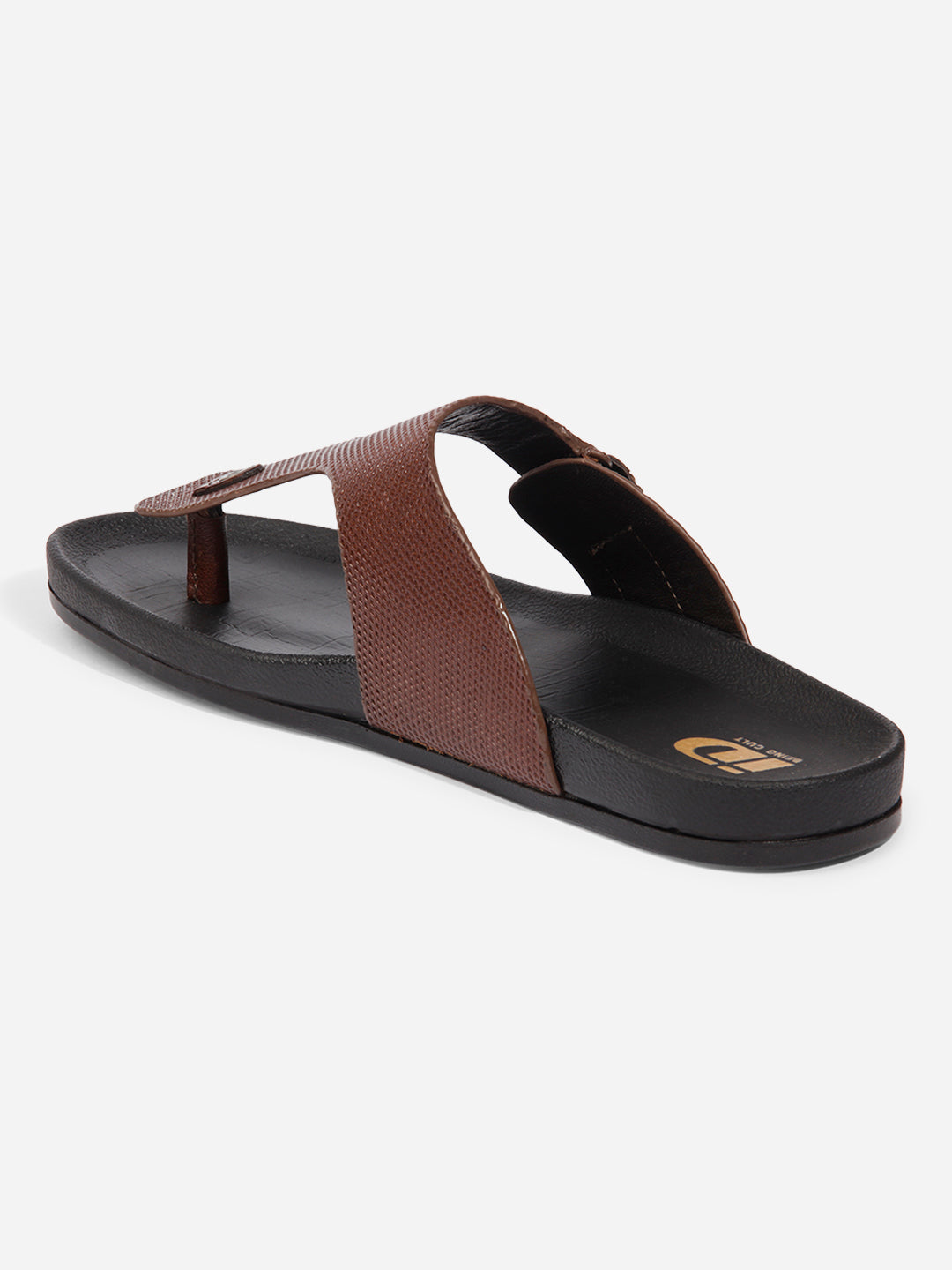 Chappal Id Slippers Buy Men Tan Sandal Slipper (ID4227) Online