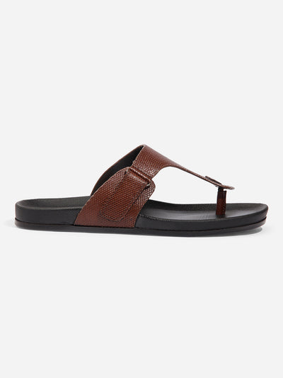 Men Tan Sandal / Slipper (ID4227)-Sandals/Slippers - iD Shoes