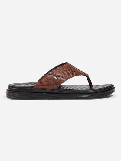 Men Brown Sandal / Slipper (ID4234)-Sandals/Slippers - iD Shoes