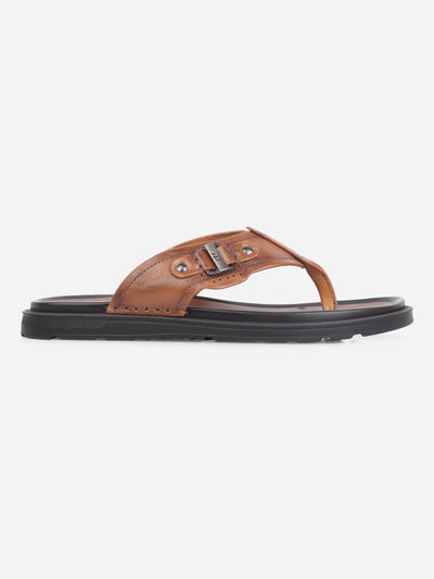 Men's Tan Thong Sandal (ID4241)-Sandals/Slippers - iD Shoes