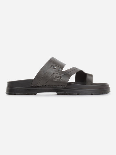 Men's Black Sandal (ID4246)-Sandals/Slippers - iD Shoes