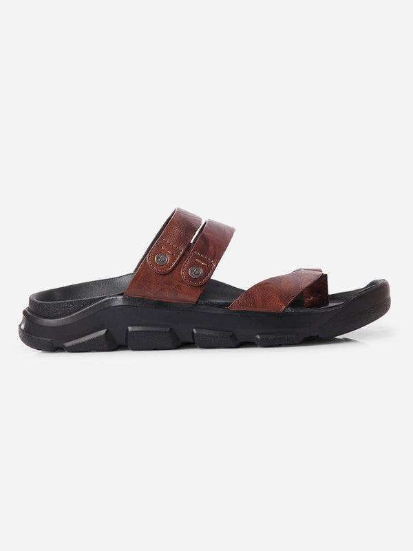 Men's Tan Strap Sandals (ID4273)