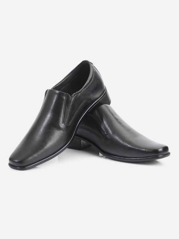 Men's Black Regular Toe Slip On Formal (ID6102)