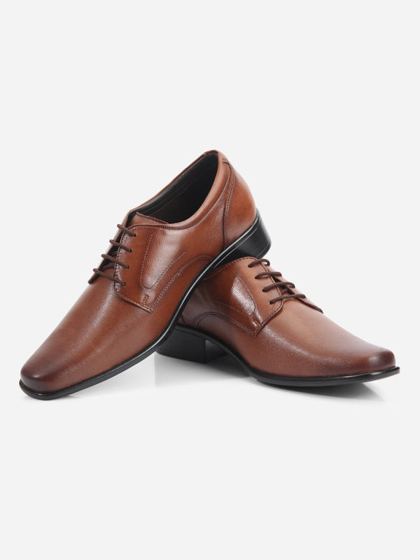 Men's Tan Regular Toe Lace up Formal (ID6103)