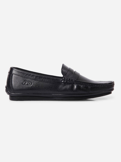 Men's Black Loafers (ID6111)-Loafers - iD Shoes