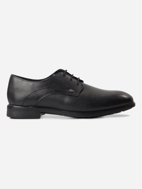Men's Black Round Toe Lace Up Formal (ID6112)