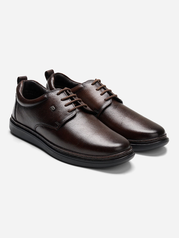 Men's Brown Comfort Lace-Up Shoe (ID2226)