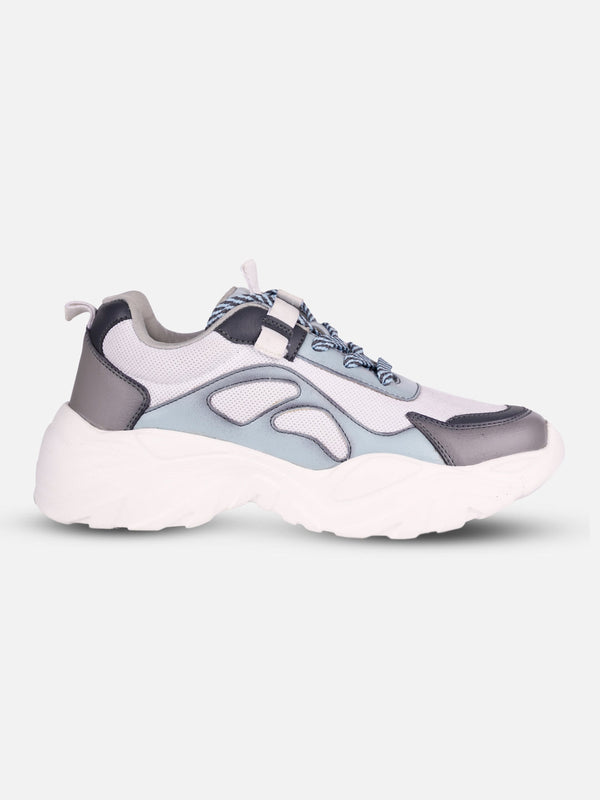 Women's Blue/Grey All Seasons Wearing Sneakers (IU1001)