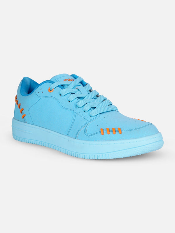 Women's Blue Platform Sneakers (IU1013)