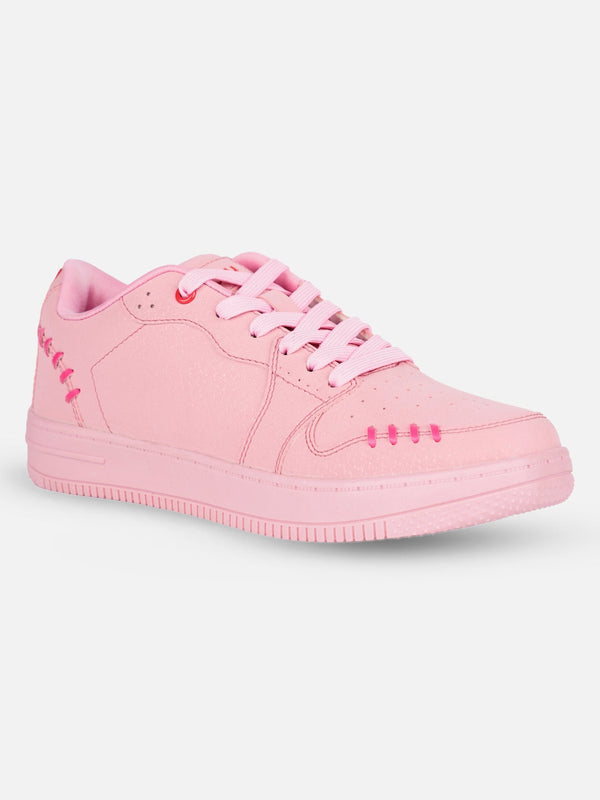 Women's Pink Platform Sneaker (IU1013)