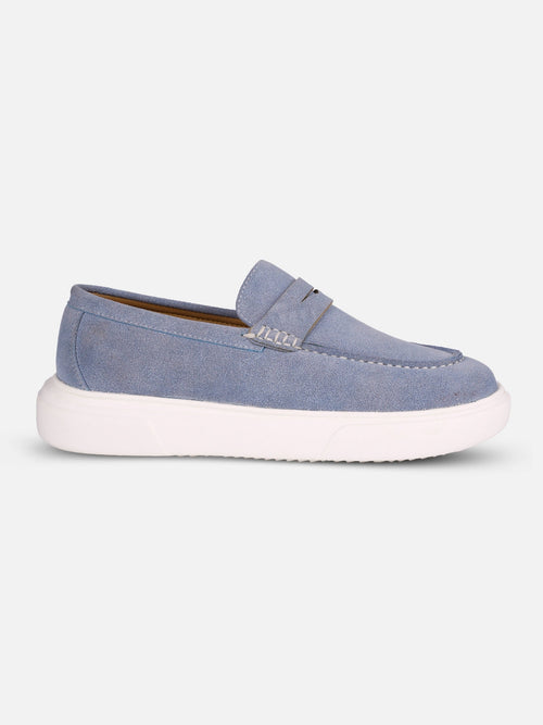 Women's Blue Casual Slip On (IU1017)