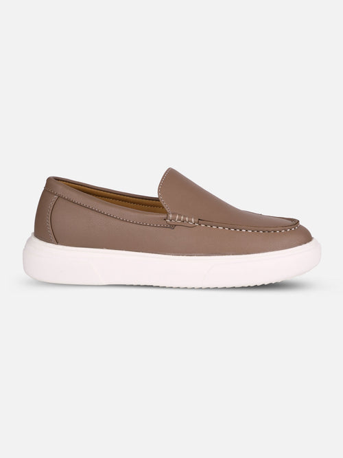 Women's Beige Casual Slip On (IU1020)