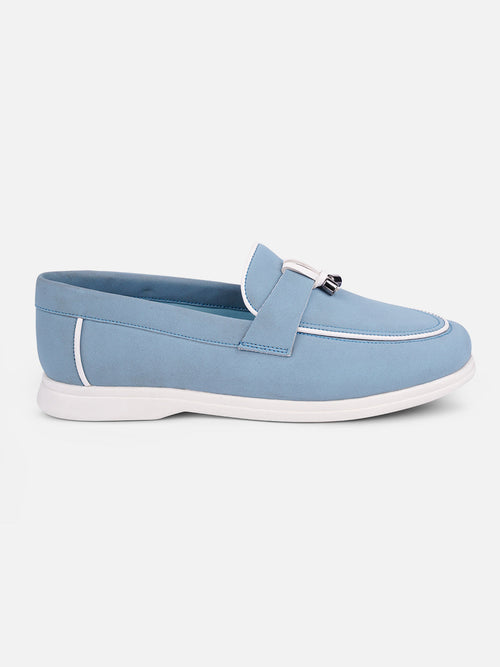 Women's Sky Blue Trendy Slip On (IU2005)