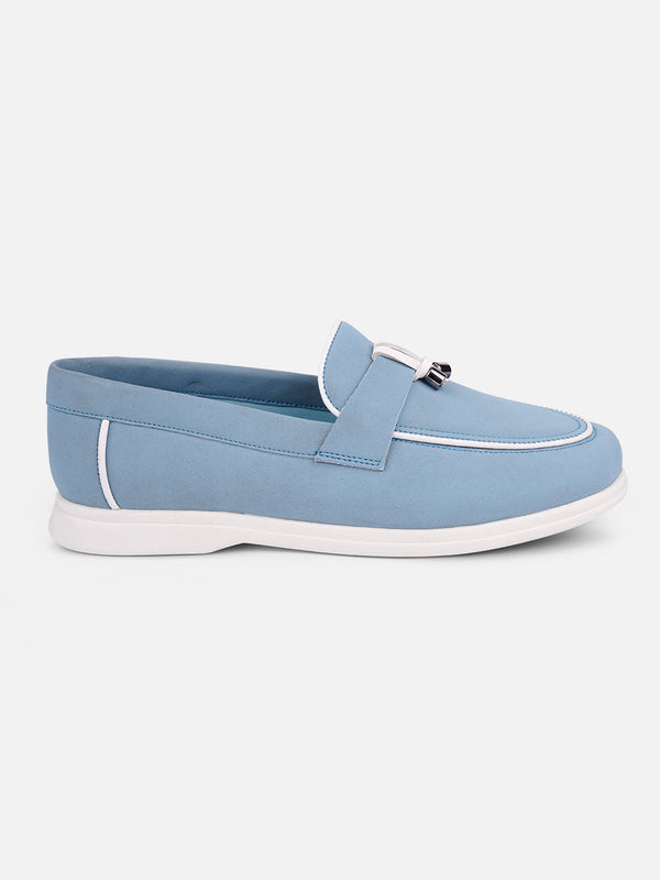 Women's Sky Blue Trendy Slip On (IU2005)