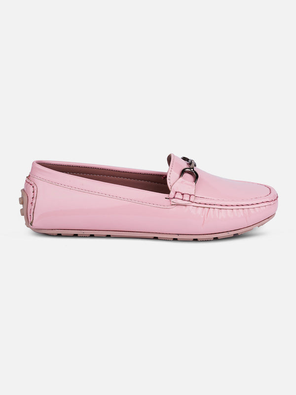 Women's Pink Soft & Flexy Loafers (IU2006)