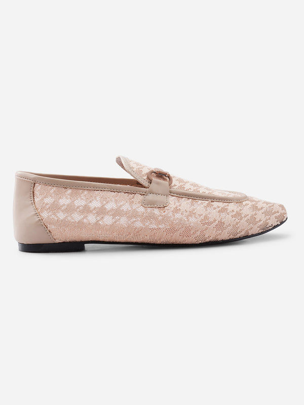 Women's Nude Dress Loafers (IU2010)