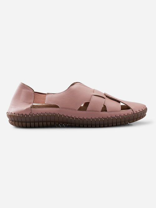 Women's Pink Casual Loafers (IU2014)