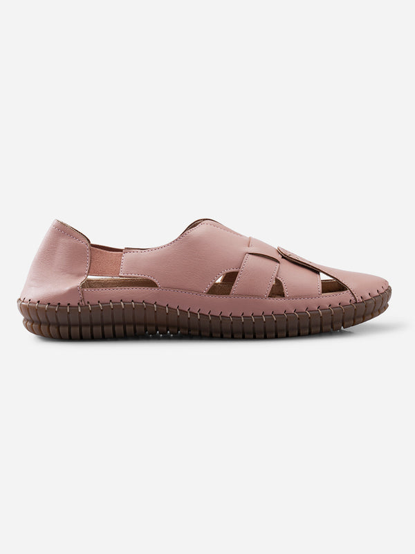 Women's Pink Casual Loafers (IU2014)