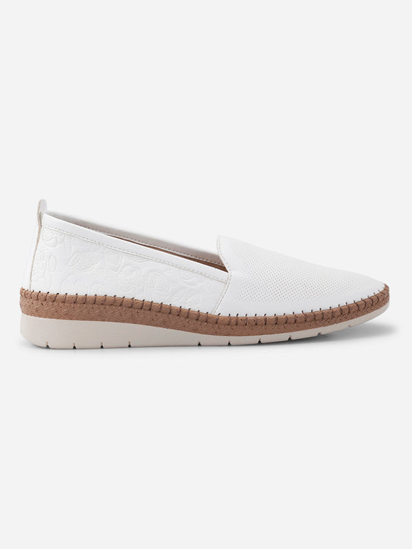 Women's White Loafers (IU2025M)