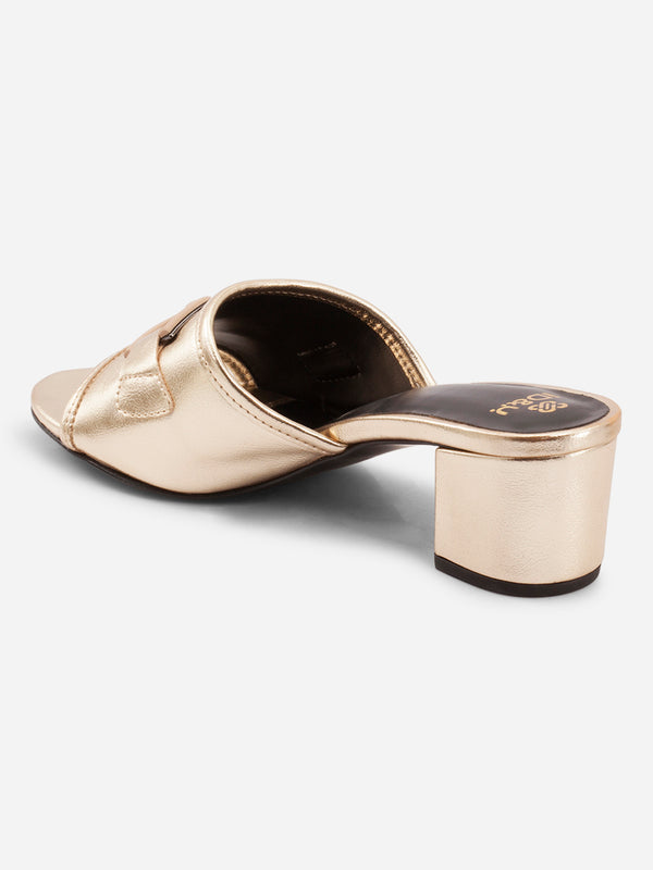 Women's Gold Casual Sandals (IU3004)