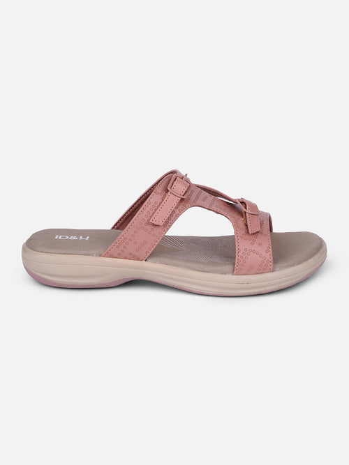 Women's Peach Comfort Sandals (IU6005)