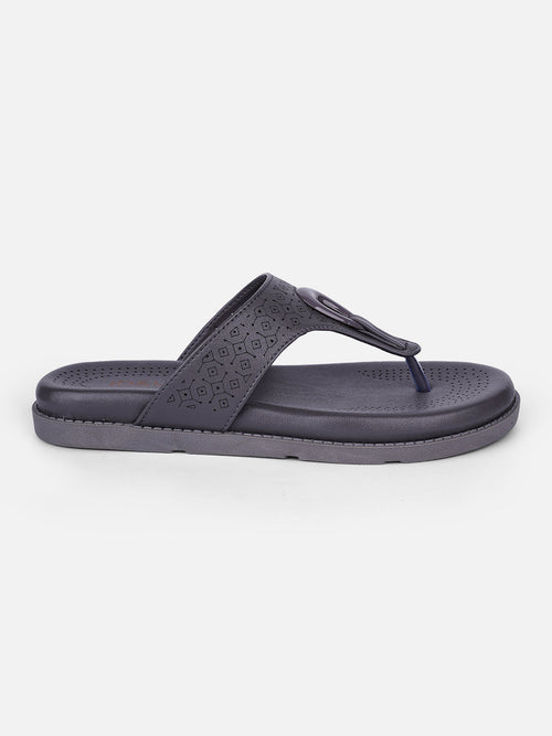 Women's Grey Thong Sandals (IU6015)