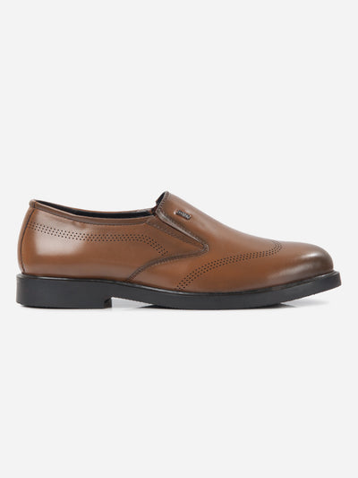 Men's Brown Formal Slipon Shoes (IX1091)-Formals - iD Shoes