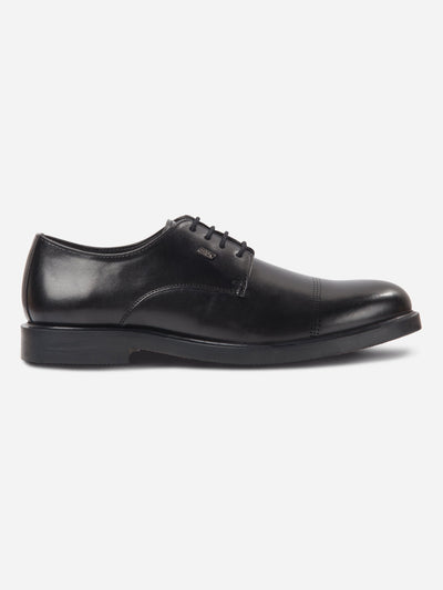 Men's Black Formal Laceup Shoes (IX1092)-Formals - iD Shoes