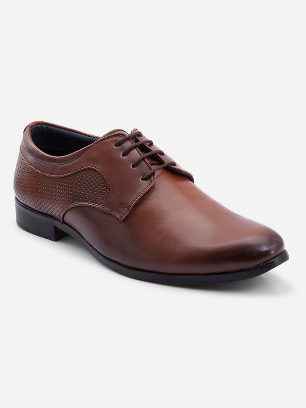 Men's Tan Regular Toe Lace up Formal (IX1098)