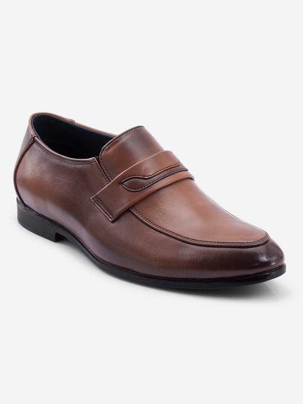 Men's Tan Regular Toe Slip On Formal (IX1102)
