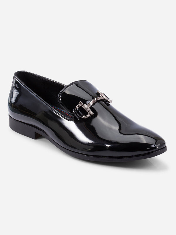 Men's Black Round Toe Slip On Formal (IX1103)