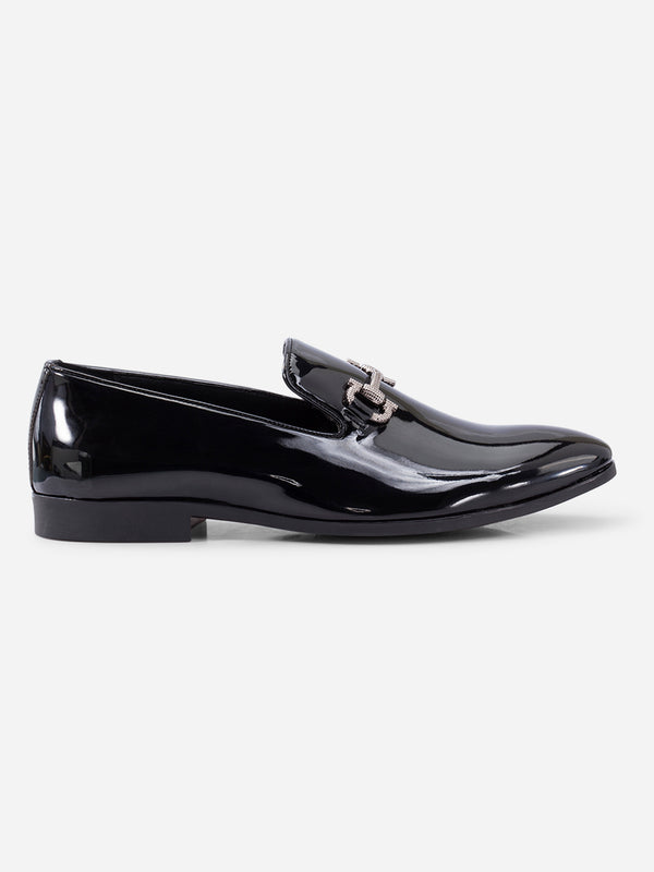 Men's Black Round Toe Slip On Formal (IX1103)