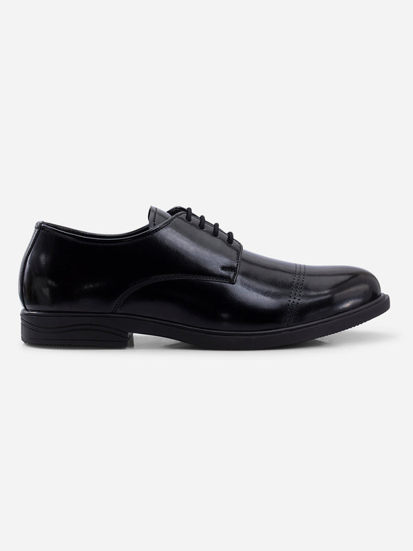 Men's Black Round Toe Lace Up Formal (IX1108)